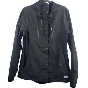Ride Wallingford Waterproof Shell Snowboard Ski Jacket Black Womens Large